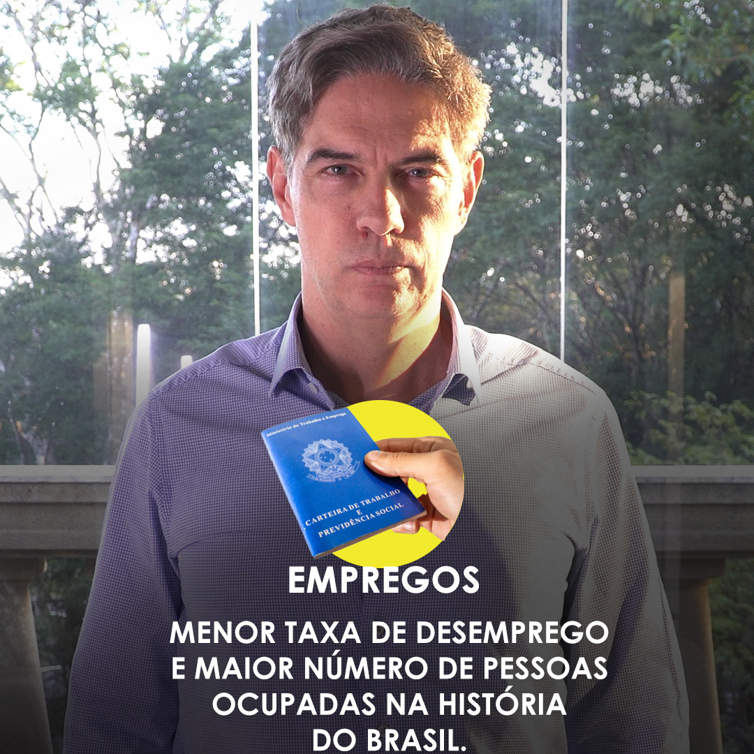 Shot Econômico #250 – Menor taxa de desemprego e maior número de pessoas ocupadas na história do Brasil.