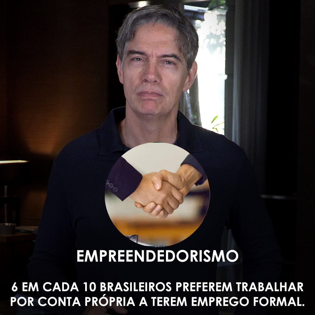 Shot Econômico #268 – 6 em cada 10 trabalhadores brasileiros preferem trabalhar por conta própria a terem emprego formal.