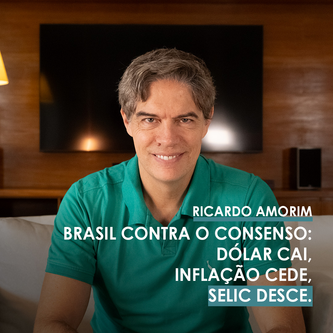 Shot Econômico #335 – Brasil contra o consenso: dólar cai, inflação cede, Selic desce.