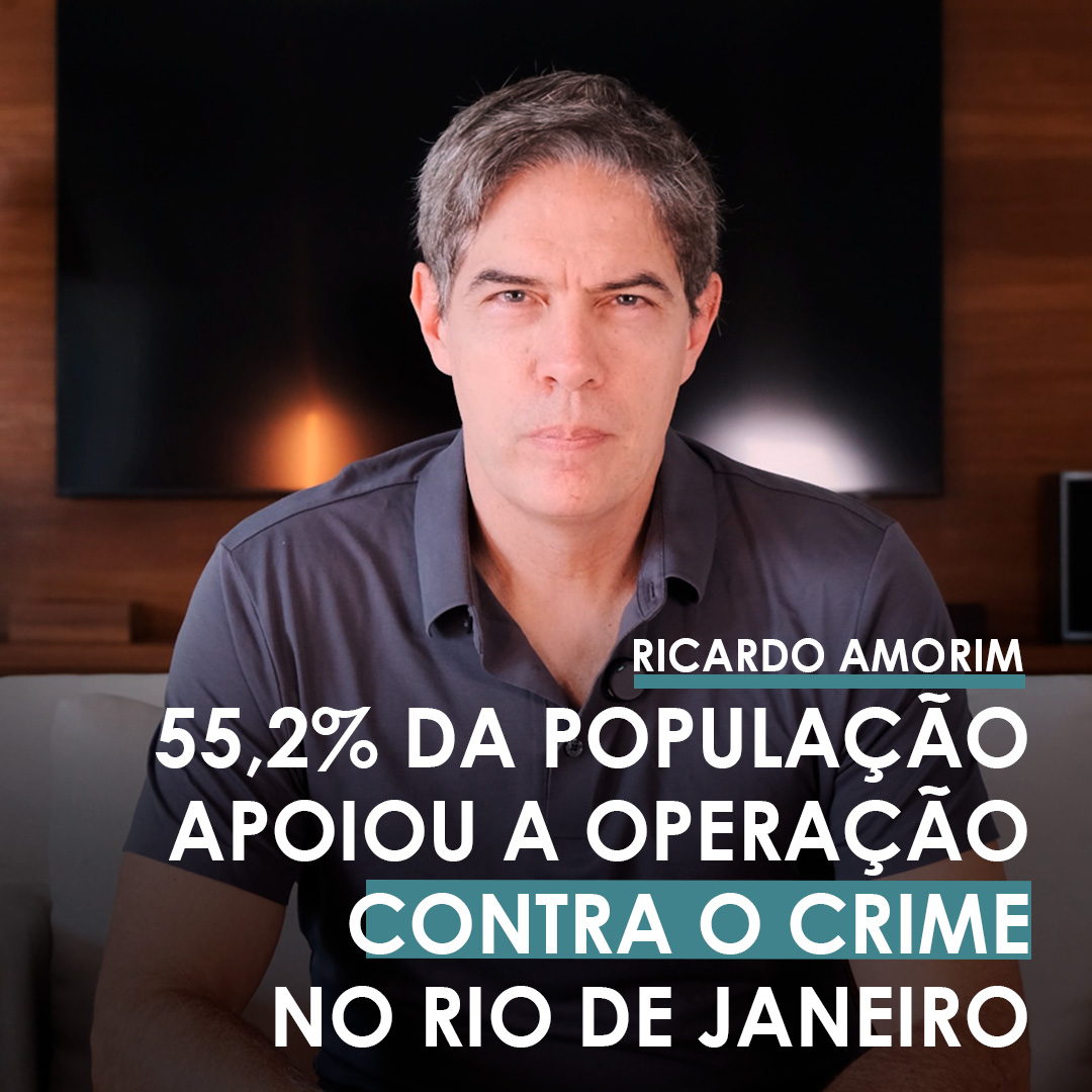Shot Econômico #374 – 55,2% da população apoiou a operação contra o crime no Rio de Janeiro.