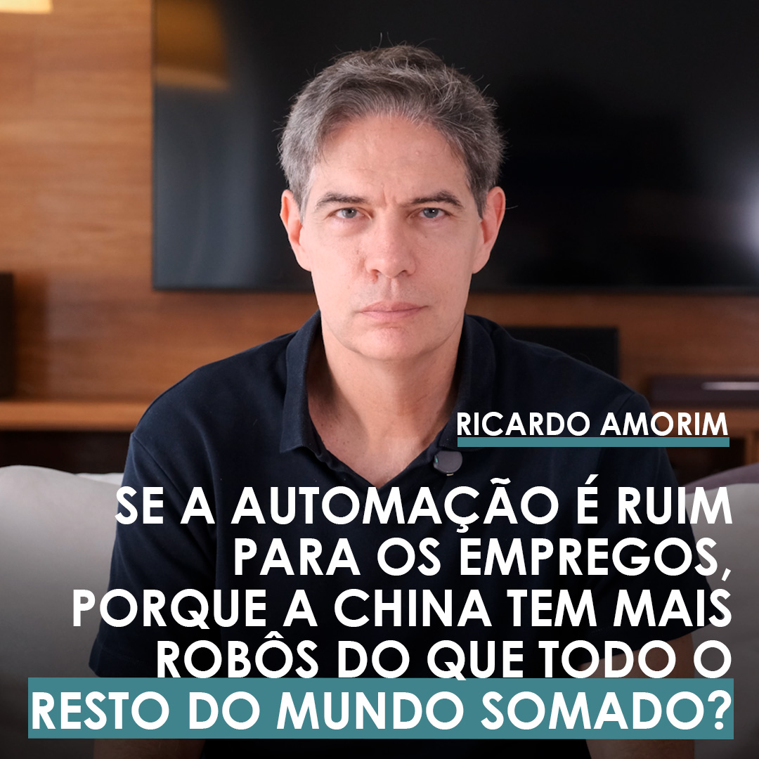 Shot Econômico #421 – Se a automação é ruim para os empregos, porque a China tem mais robôs do que todo o resto do mundo somado?