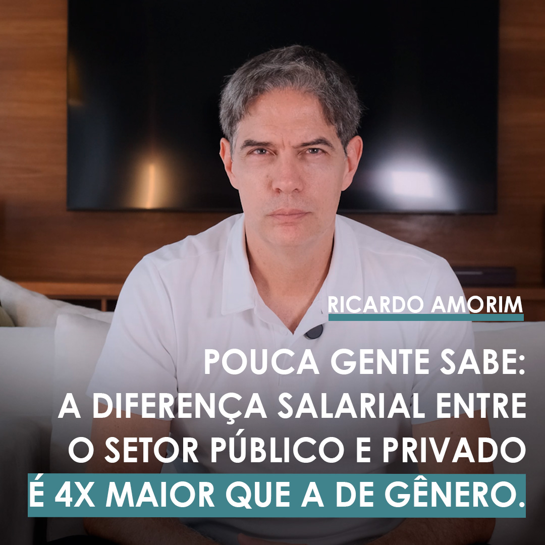 Shot Econômico #426 – Pouca gente sabe: a diferença salarial entre o setor público e privado é 4x maior que a de gênero.