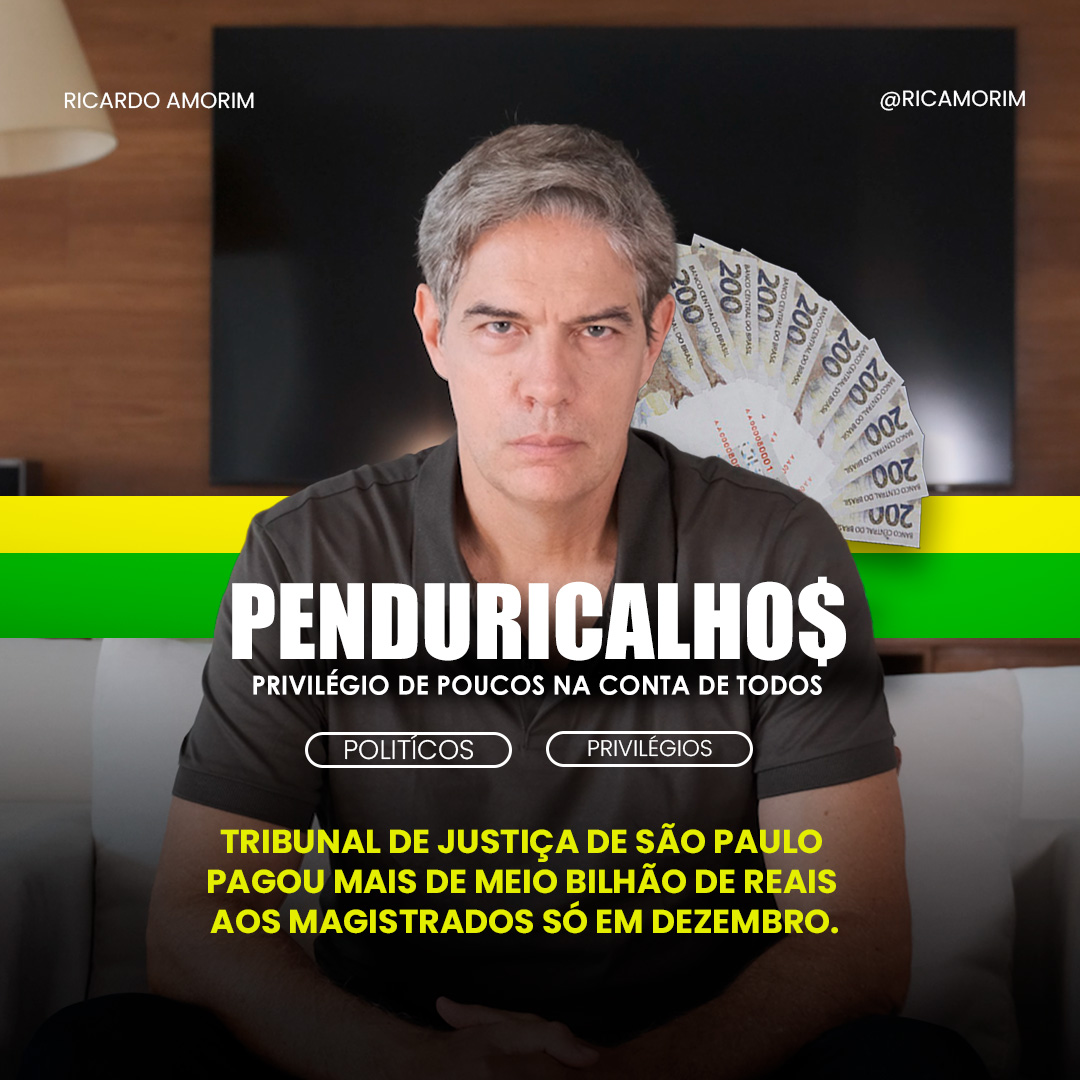 Shot Econômico #478 – Tribunal de Justiça de São Paulo pagou mais de meio bilhão de reais aos magistrados só em dezembro.