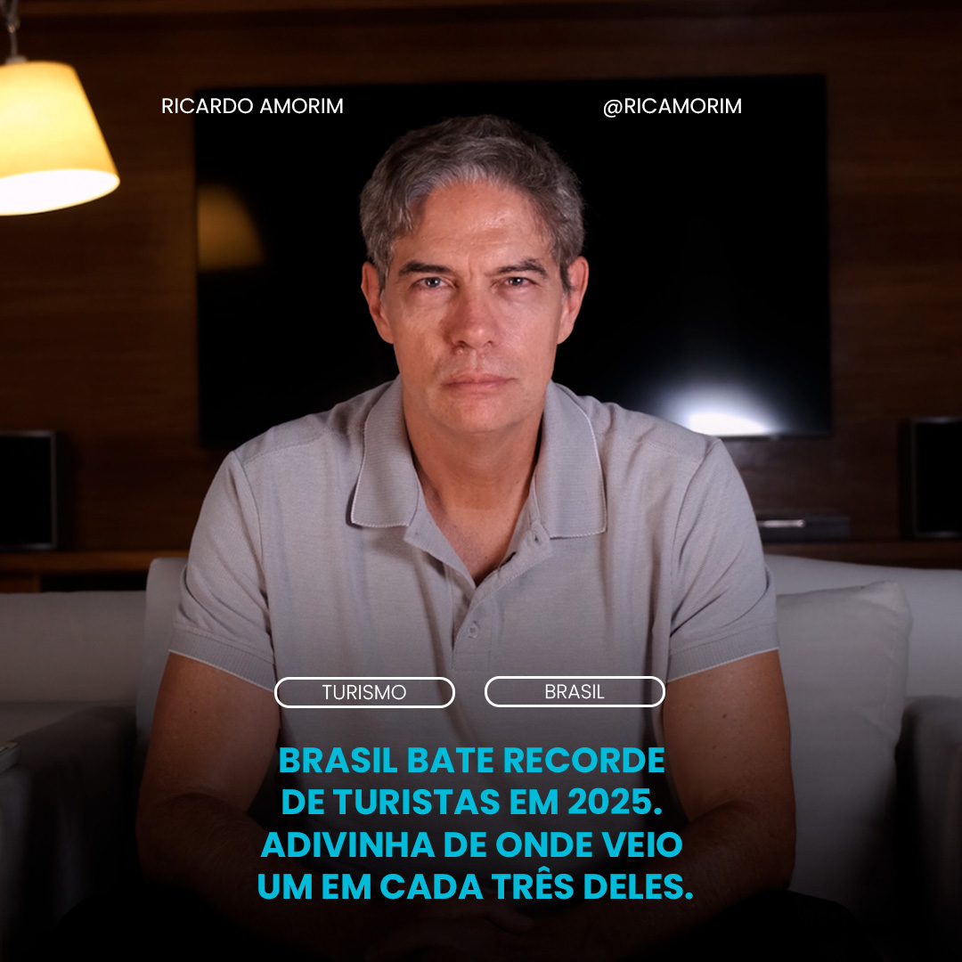 Shot Econômico #482 – Brasil bate recorde de turistas em 2025. Adivinha de onde veio um em cada três deles.