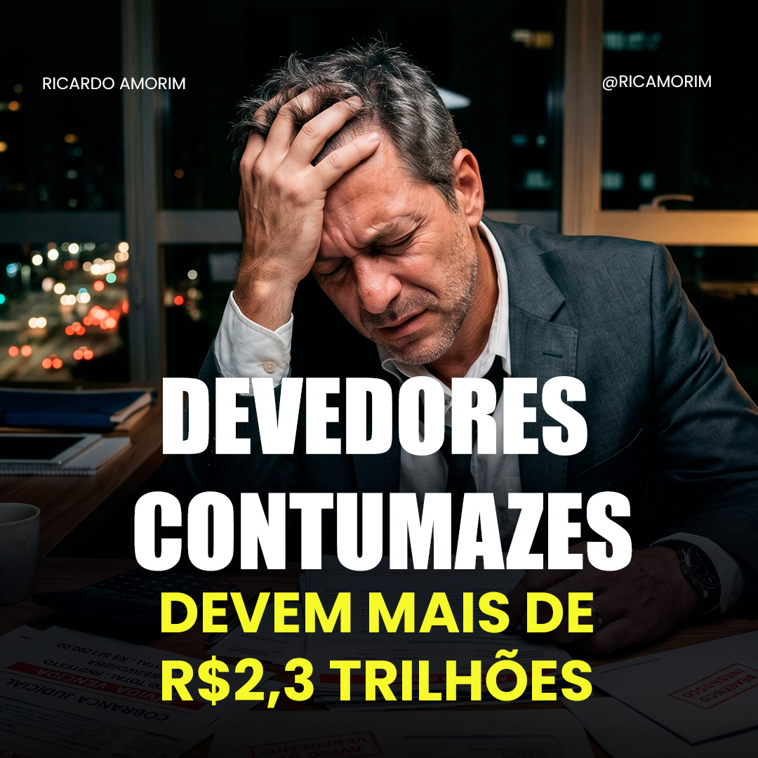 Shot Econômico #530- Devedores contumazes devem mais de R$2,3 Trilhões