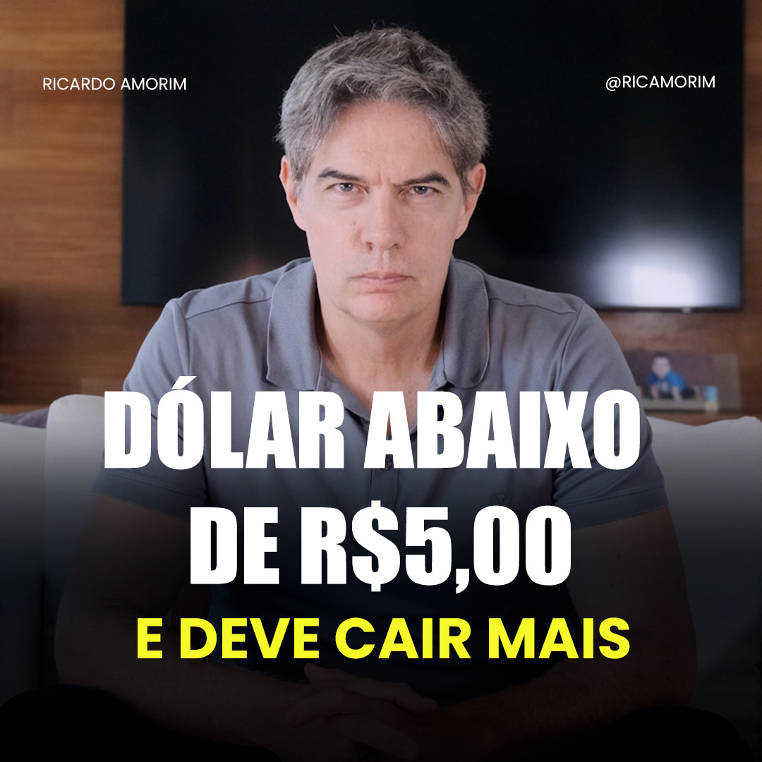 Shot Econômico #526 – Dólar abaixo de R$5,00…e deve cair mais