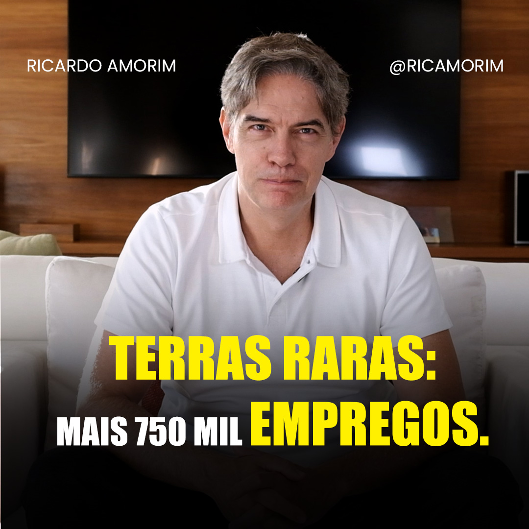 Shot Econômico #599- Terras raras: mais 750 mil empregos.